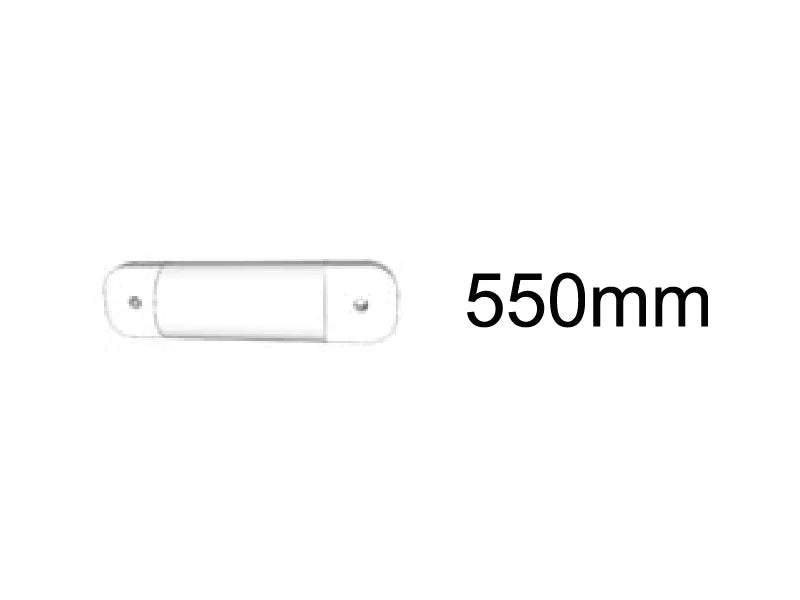 Gavlrør til tak, 530mm